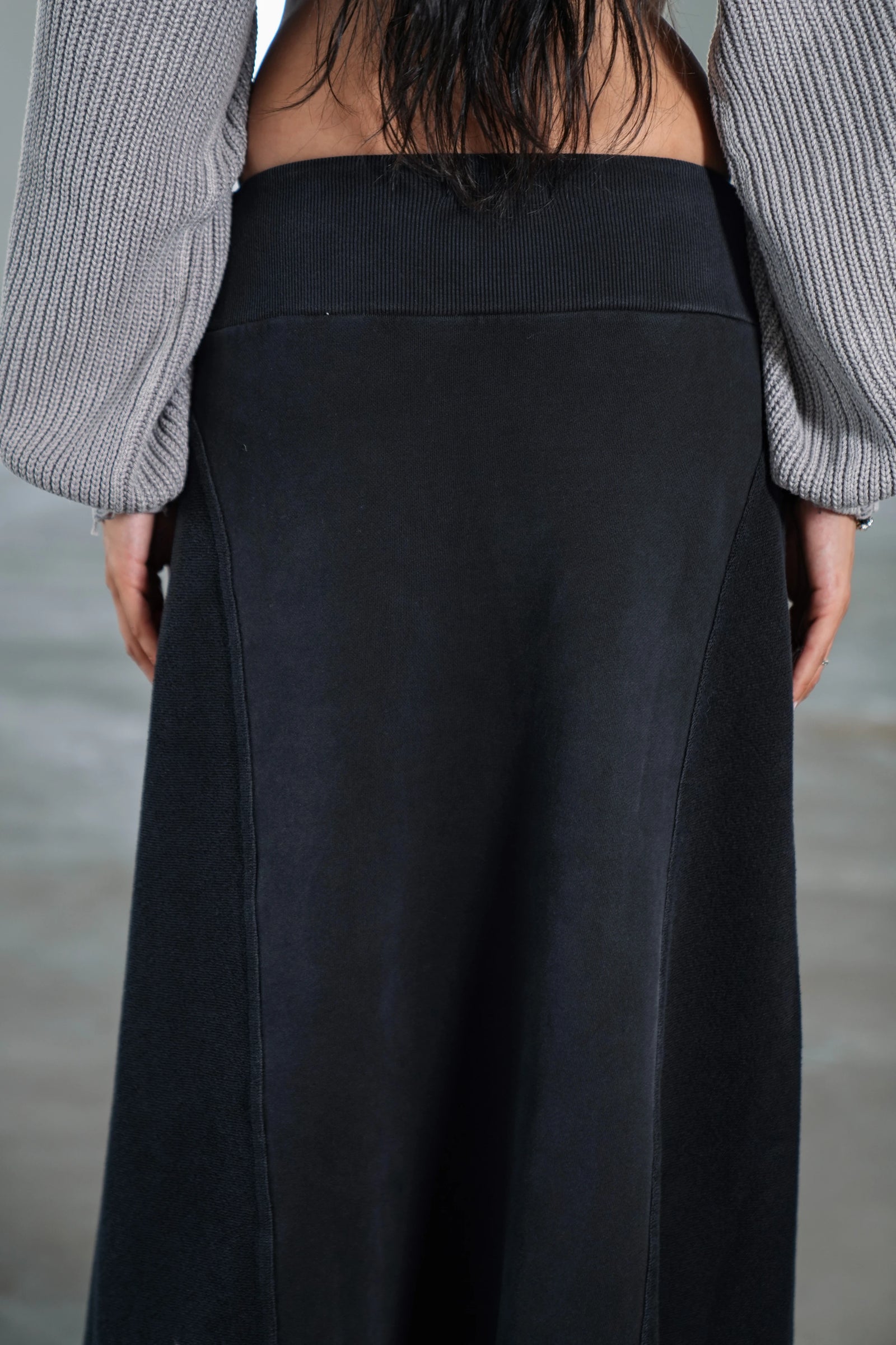 SIREN MAXI SKIRT - BLACK