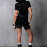 ALLURE SNAP TEE - BLACK