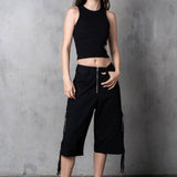 JUNO CUTOUT TANK - BLACK