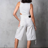 JUNO CUTOUT TANK - WHITE