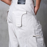 ODYSSEY HIGH-WAISTED CARGO SHORTS - ANCIENT SCROLL