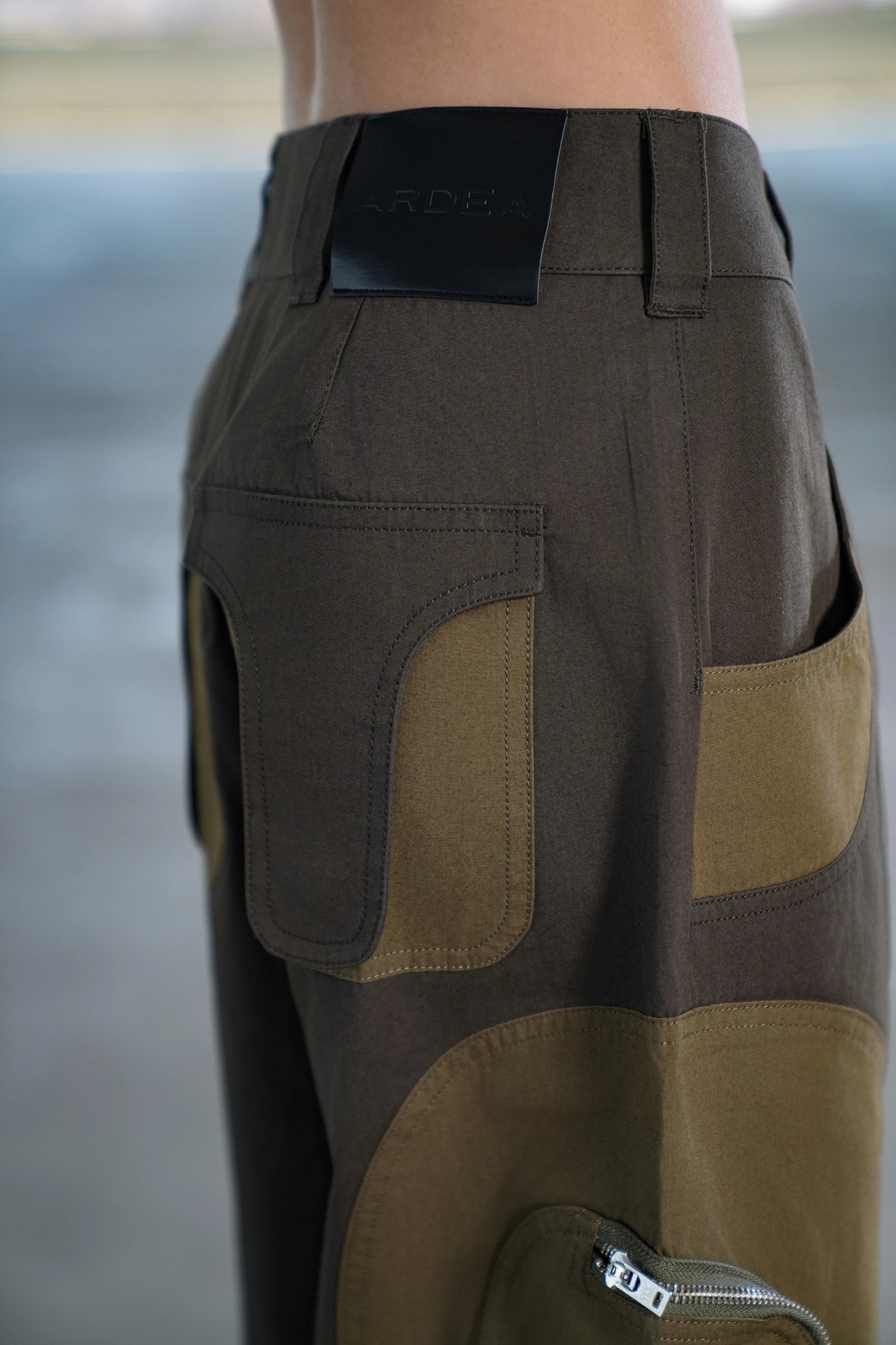 ODYSSEY HIGH-WAISTED CARGO SHORTS - WREN